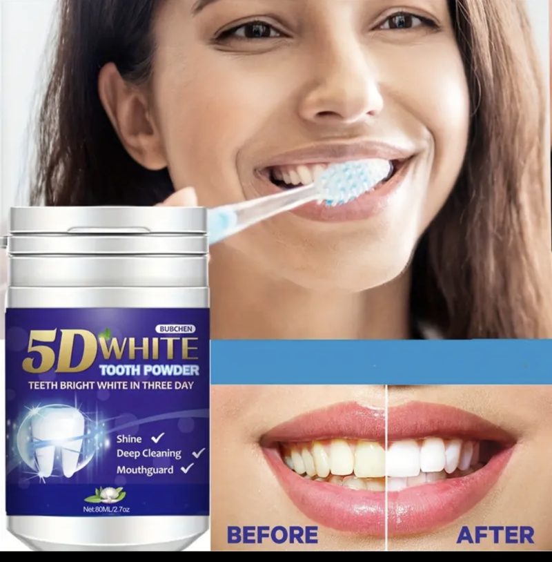 Teeth Whitening Powder, Tooth Cleaning Powder, Fresh Mint Flavor, Effective Shine And Deep Cleaning Toothpowder - Image 2