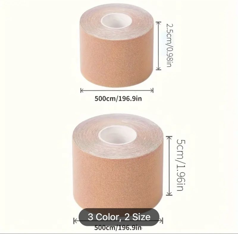 1pc Invisible Breast Lift Tape, Breathable Elastic Anti-sagging Breast Lift Paste Tape, Women's Lingerie & Underwear Accessories - Image 4
