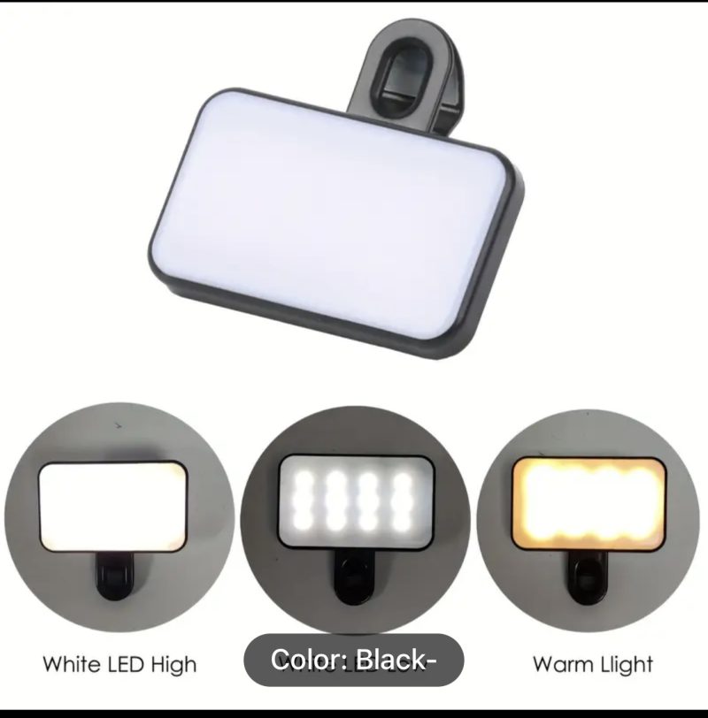 1pc Brightech Fill Light,Usb Convenient And Fast Charging, 150Mah Li-Polymer Battery Life, ≤36V Stable Output, Light Up Every Moment.