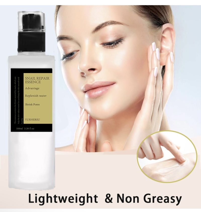 Snail Mucin Essence,Snail Mucin Skin Care Sets &Kits,Snail Mucin Face Creamf or Anti Wrinkle,Hydrating Hyaluronic AcidSerum,Niacinamide Serum,Smooth Fine Lines &Face Moisturiser(Cream+Essence Set) - Image 6