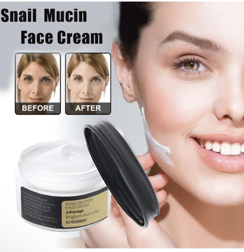 Snail Mucin Essence,Snail Mucin Skin Care Sets &Kits,Snail Mucin Face Creamf or Anti Wrinkle,Hydrating Hyaluronic AcidSerum,Niacinamide Serum,Smooth Fine Lines &Face Moisturiser(Cream+Essence Set) - Image 8