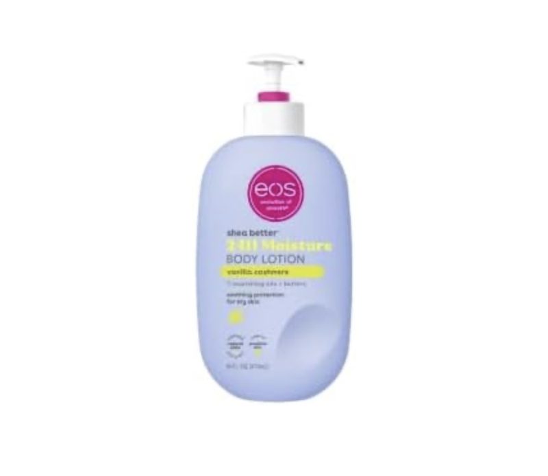 eos vanilla cashmere body lotion shea better 24hr moisture - 16 oz/473 ml (16Fl Oz/473 ml, Vanilla Cashmere)