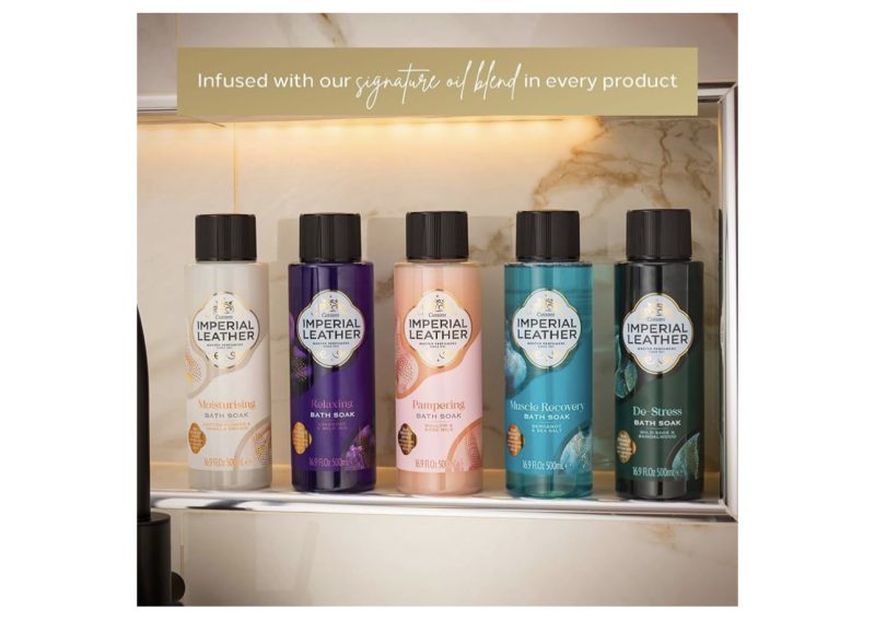 Imperial Leather Relaxing Bath Soak, Lavender & Wild Iris, Rich & Creamy Bubble Bath, Gentle Skin Care, Bulk Buy, Pack of 4 x 500ml - Image 5