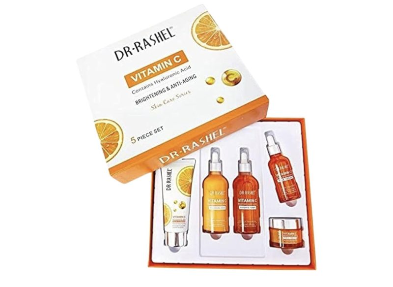 Dr. Rashel Vitamin C Brightening & Anti Aging Skin Care Series 5 Piece Set, Pack of 1